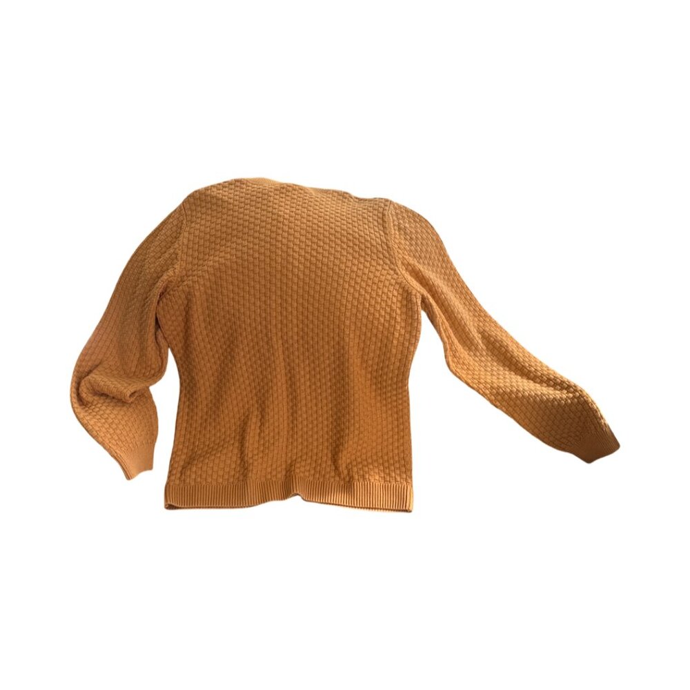Armor Lux Mustard Zip up Sweater Size large - Picture 3 of 3